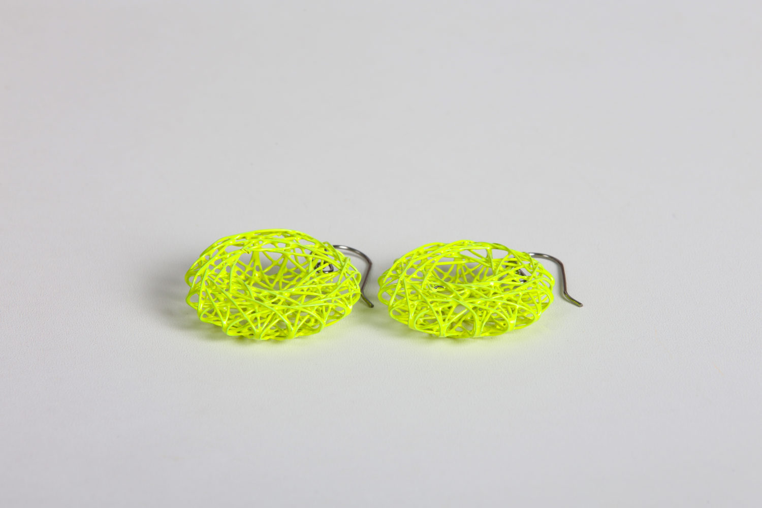 Neon Gelb Ohrring